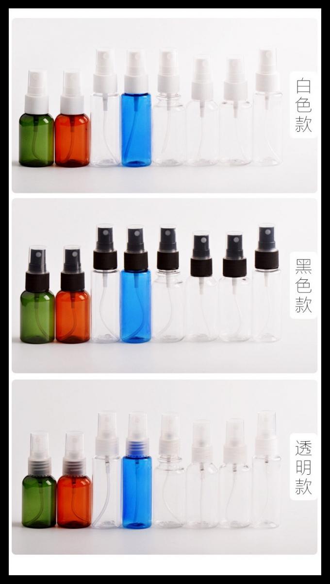 Clear Blue Green Amber Plastic Spray Bottles 30ml 40ml Empty Oral Spray Bottle